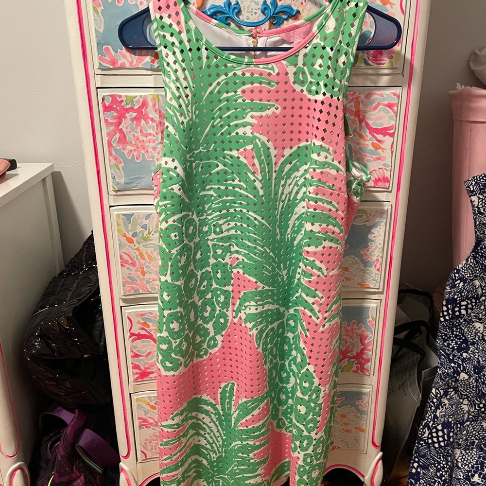 Lily Pulitzer Pink Pout Perla Shift Dress